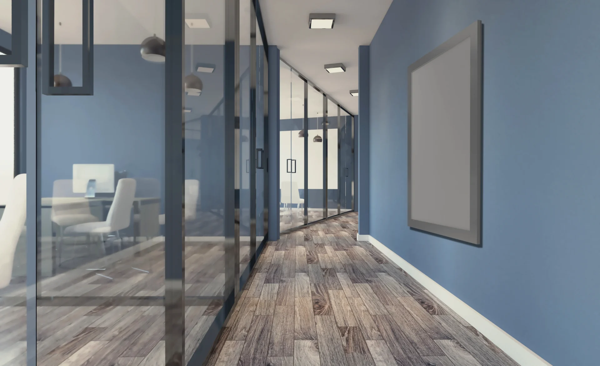 Modern meeting room
